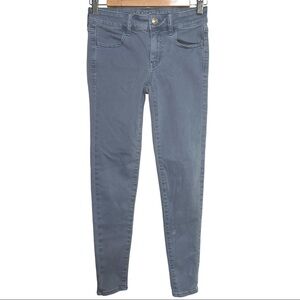 AMERICAN EAGLE‎ NEXT LEVEL STRETCH X GRAY JEGGING SIZE 0